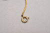 Authentic Christian Dior Gold Tone Chain Pendant Necklace CD 2842J