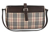 Authentic BURBERRY Nova Check Shoulder Hand Bag Purse Canvas Leather Beige 2842K