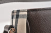 Authentic BURBERRY Nova Check Shoulder Hand Bag Purse Canvas Leather Beige 2842K