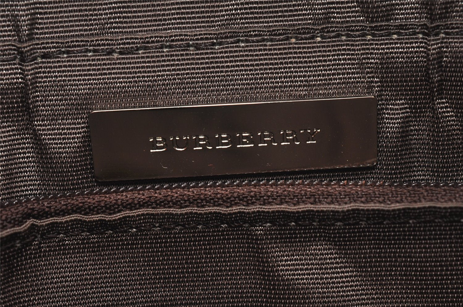 Authentic BURBERRY Nova Check Shoulder Hand Bag Purse Canvas Leather Beige 2842K