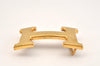 Authentic HERMES Vintage Buckle for Constance Leather Belt Gold 2842L