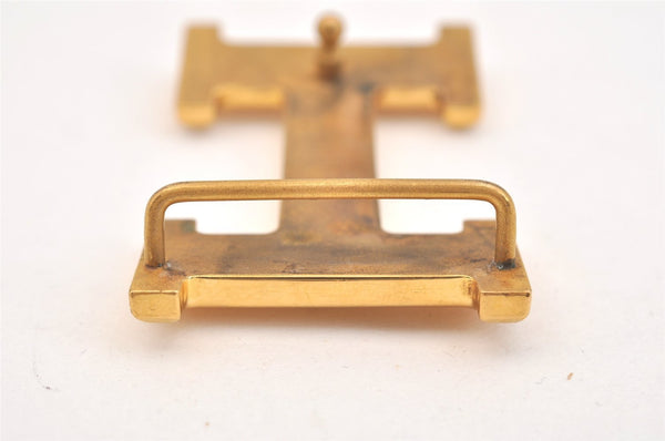 Authentic HERMES Vintage Buckle for Constance Leather Belt Gold 2842L