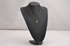 Authentic Christian Dior Gold Tone Chain Pendant Necklace CD 2843J