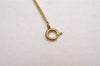 Authentic Christian Dior Gold Tone Chain Pendant Necklace CD 2843J