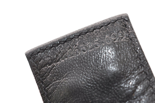 Authentic FENDI Mamma Baguette Shoulder Hand Bag Jersey Leather Black Junk 2845I
