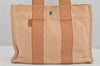 Authentic HERMES New Fourre Tout PM Hand Tote Bag Canvas Orange 2845K