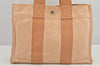 Authentic HERMES New Fourre Tout PM Hand Tote Bag Canvas Orange 2845K