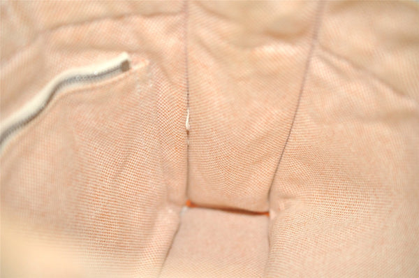 Authentic HERMES New Fourre Tout PM Hand Tote Bag Canvas Orange 2845K