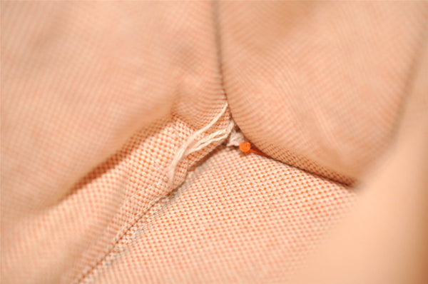 Authentic HERMES New Fourre Tout PM Hand Tote Bag Canvas Orange 2845K