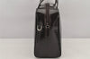 Authentic GUCCI Vintage 2Way Shoulder Hand Bag Purse Enamel Brown 2846K
