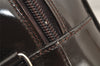 Authentic GUCCI Vintage 2Way Shoulder Hand Bag Purse Enamel Brown 2846K