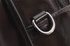 Authentic GUCCI Vintage 2Way Shoulder Hand Bag Purse Enamel Brown 2846K