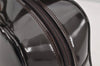 Authentic GUCCI Vintage 2Way Shoulder Hand Bag Purse Enamel Brown 2846K