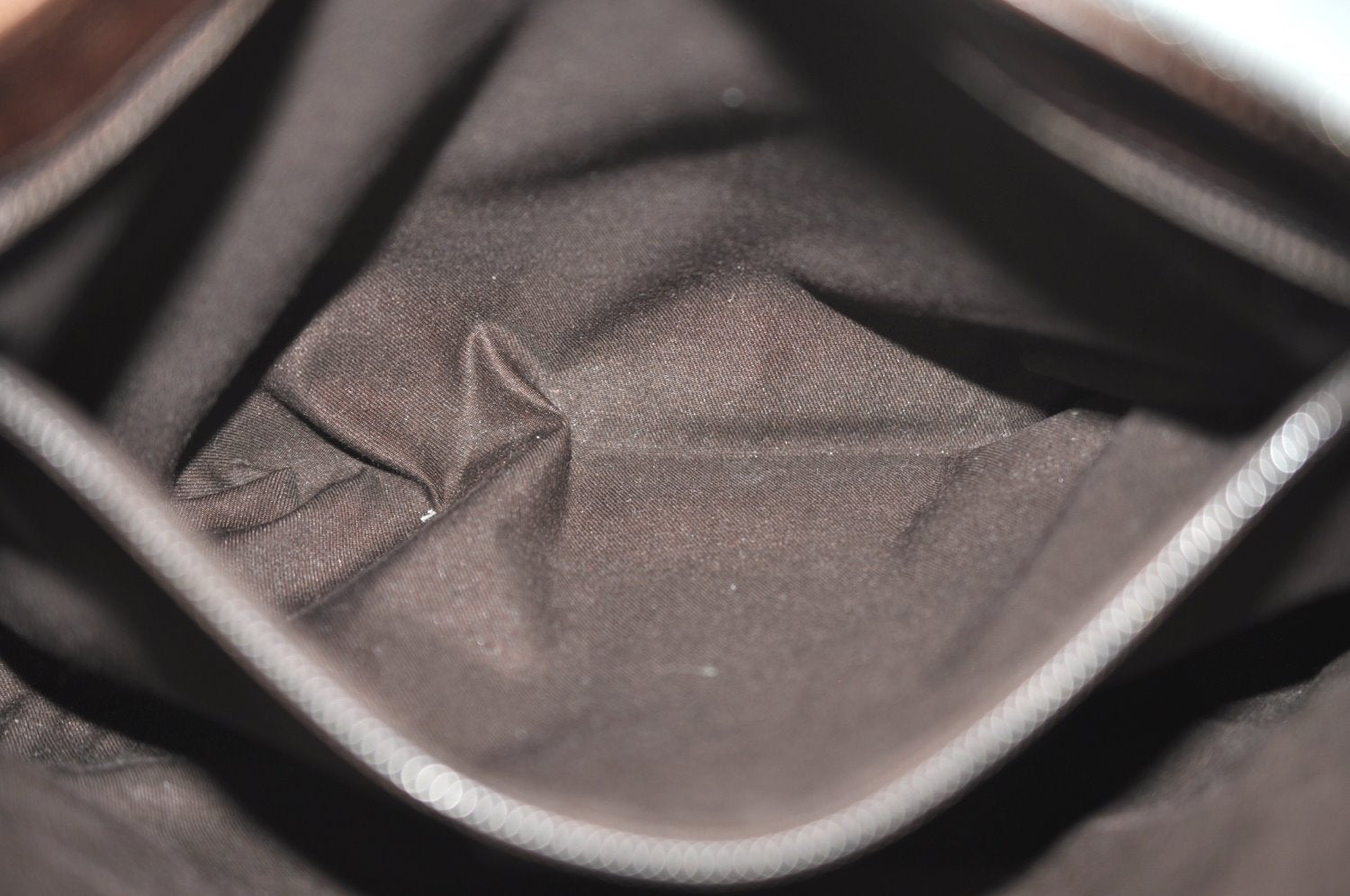 Authentic GUCCI Shoulder Cross Body Bag GG Canvas Leather 114273 Brown 2847H