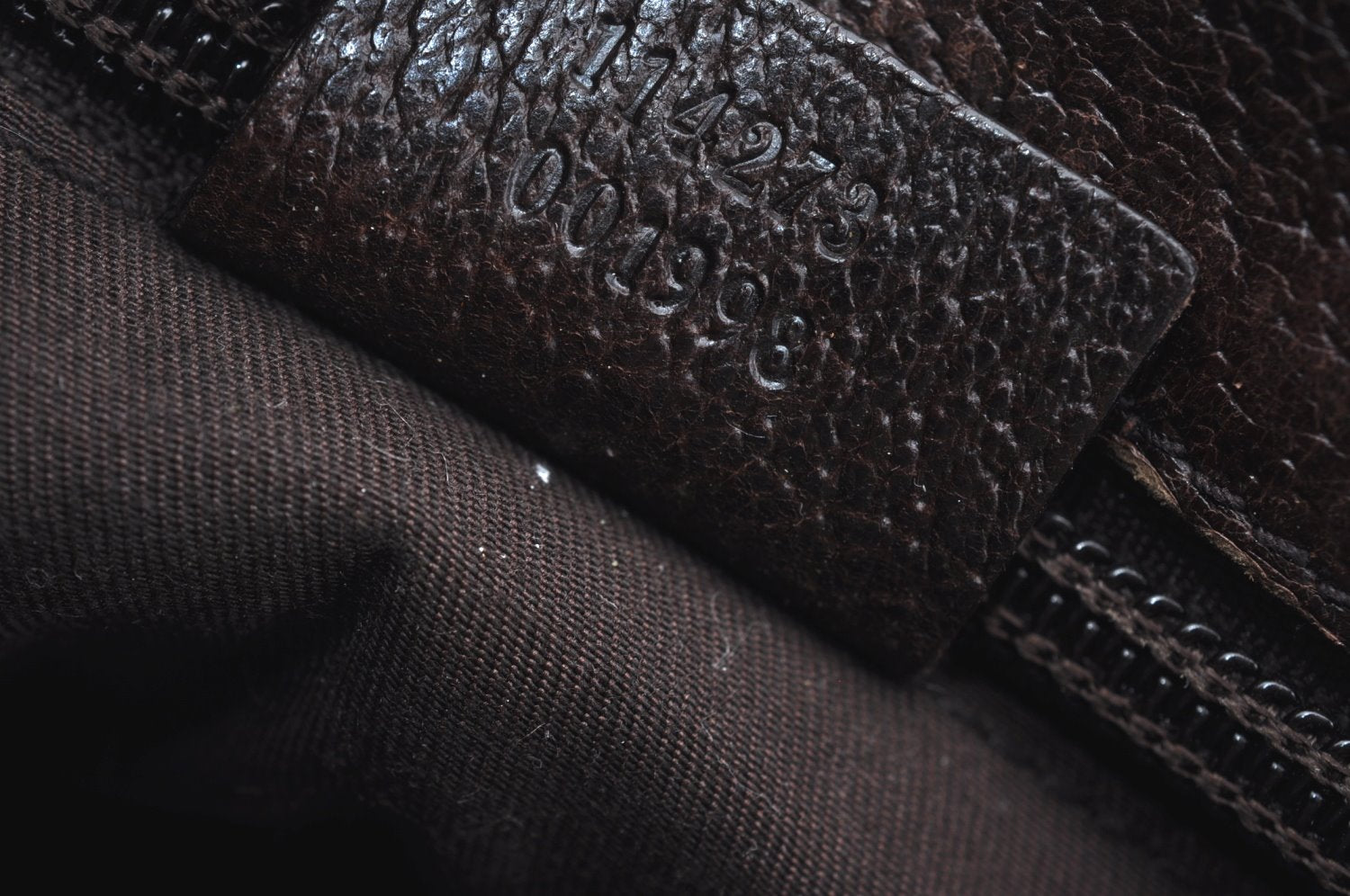 Authentic GUCCI Shoulder Cross Body Bag GG Canvas Leather 114273 Brown 2847H