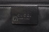Authentic GUCCI Vintage Shoulder Hand Bag Purse GG Nylon Leather Black 2847I