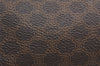 Authentic CELINE Macadam Blason Pattern Clutch Hand Bag PVC Leather Brown 2847K