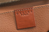 Authentic CELINE Macadam Blason Pattern Clutch Hand Bag PVC Leather Brown 2847K