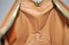 Authentic CELINE Macadam Blason Pattern Clutch Hand Bag PVC Leather Brown 2847K