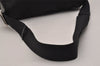 Authentic PRADA Nylon Tessuto Leather Shoulder Cross Body Bag Black 2848J