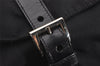 Authentic PRADA Nylon Tessuto Leather Shoulder Cross Body Bag Black 2848J