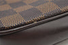 Authentic Louis Vuitton Damier Navona Hand Bag Pouch Purse N51983 LV 2849I