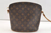 Authentic Louis Vuitton Monogram Drouot Shoulder Cross Bag M51290 Junk 2849K