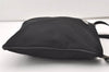 Authentic PRADA Nylon Tessuto Saffiano Leather Shoulder Cross Bag Black 2850J