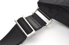 Authentic PRADA Nylon Tessuto Saffiano Leather Shoulder Cross Bag Black 2850J