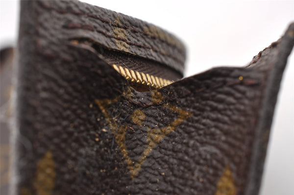 Authentic Louis Vuitton Monogram Pouch For Bucket PM LV Junk 2852I