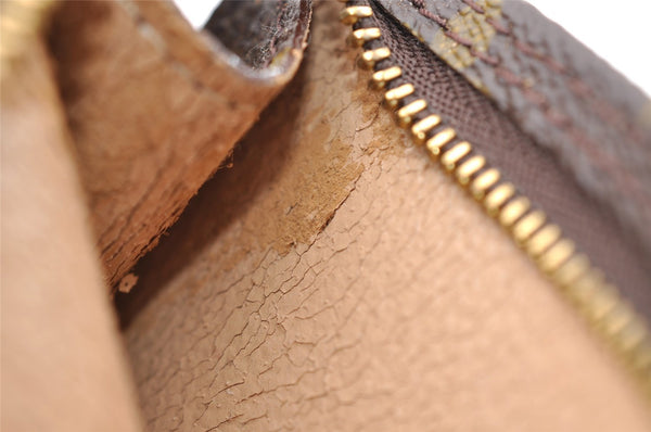 Authentic Louis Vuitton Monogram Pouch For Bucket PM LV Junk 2852I