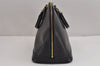 Authentic Louis Vuitton Epi Alma PM Hand Bag Black M40302 LV 2852J