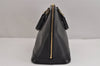 Authentic Louis Vuitton Epi Alma PM Hand Bag Black M40302 LV 2852J