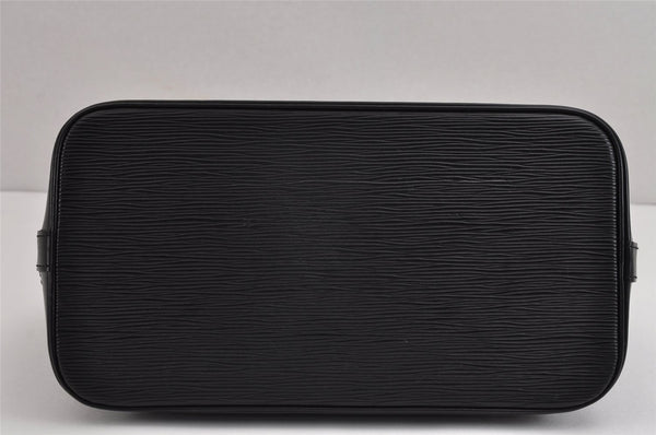 Authentic Louis Vuitton Epi Alma PM Hand Bag Black M40302 LV 2852J