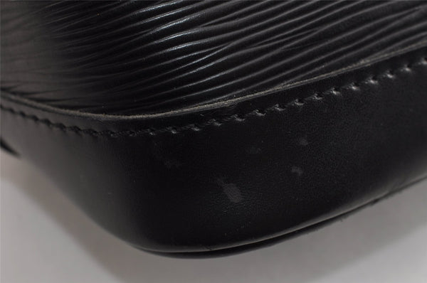 Authentic Louis Vuitton Epi Alma PM Hand Bag Black M40302 LV 2852J