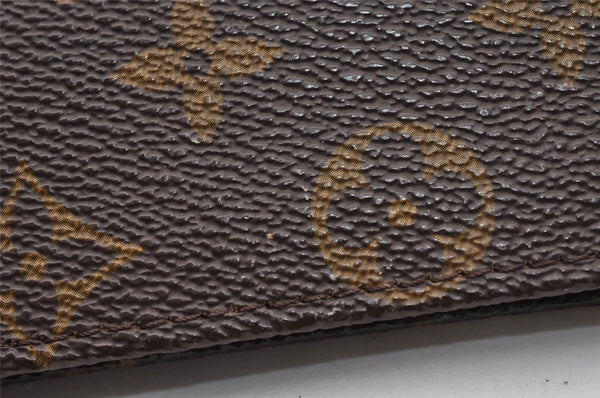 Authentic Louis Vuitton Monogram Pouch For Bucket PM LV Junk 2853I