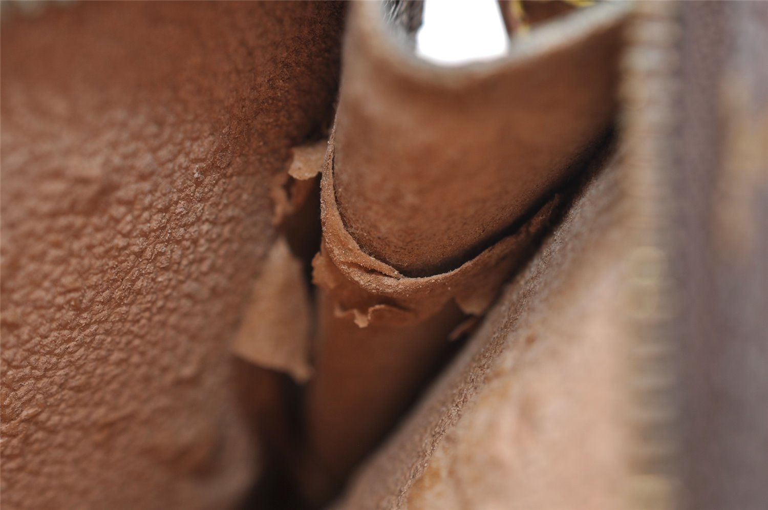 Authentic Louis Vuitton Monogram Pouch For Bucket PM LV Junk 2853I