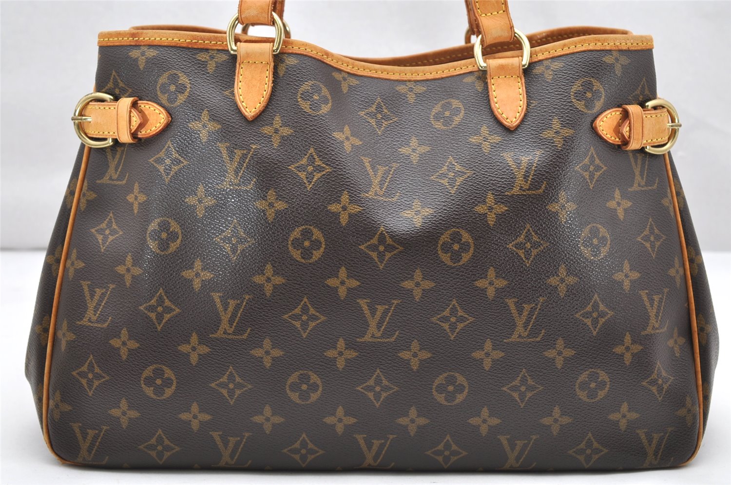 Authentic Louis Vuitton Monogram Batignolles Horizontal Tote Bag M51154 LV 2855K