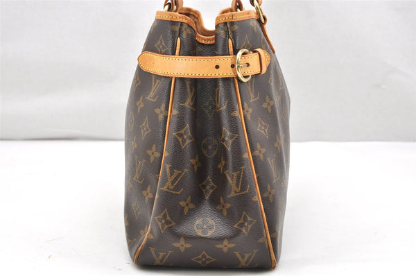 Authentic Louis Vuitton Monogram Batignolles Horizontal Tote Bag M51154 LV 2855K