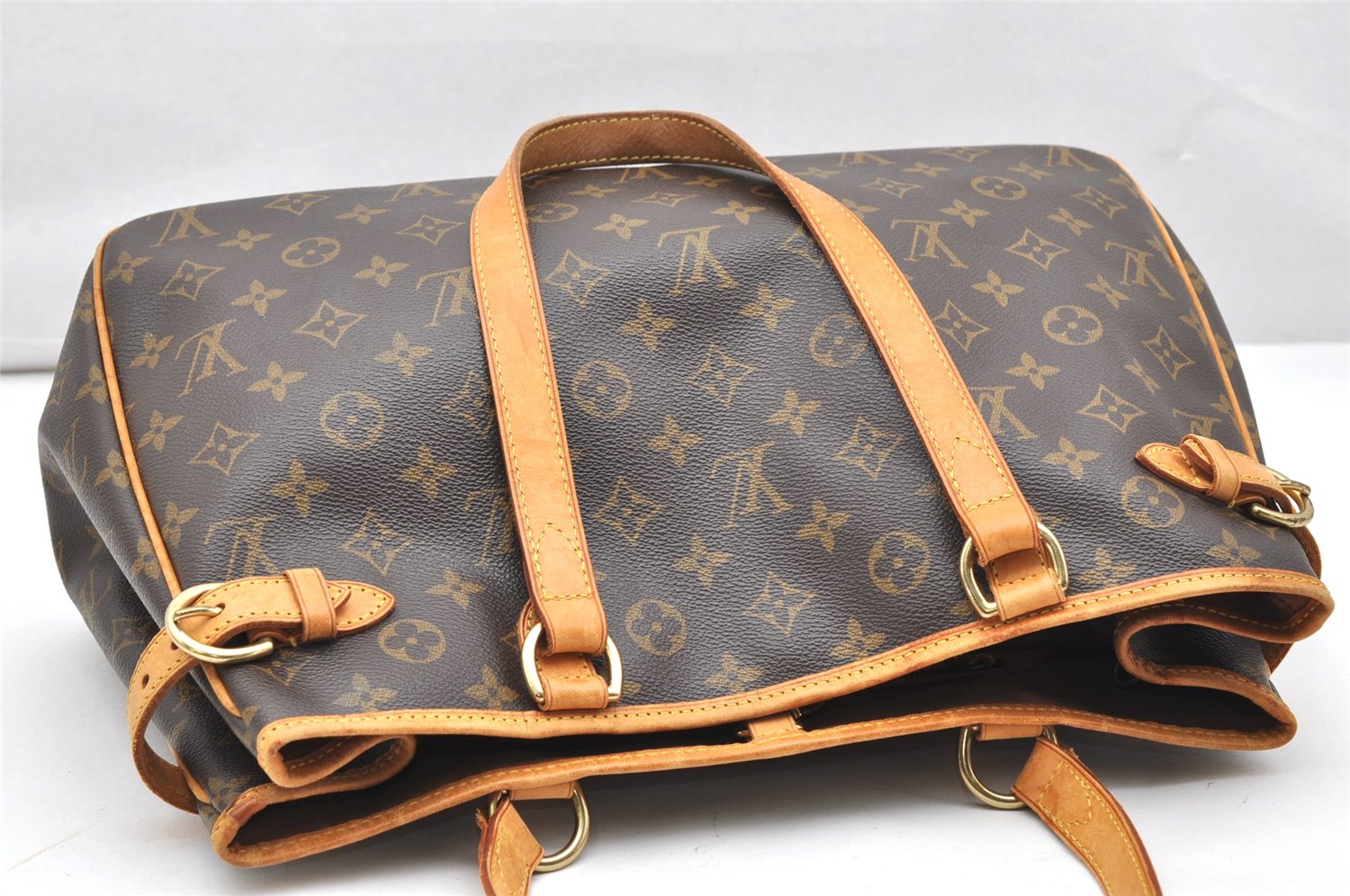 Authentic Louis Vuitton Monogram Batignolles Horizontal Tote Bag M51154 LV 2855K