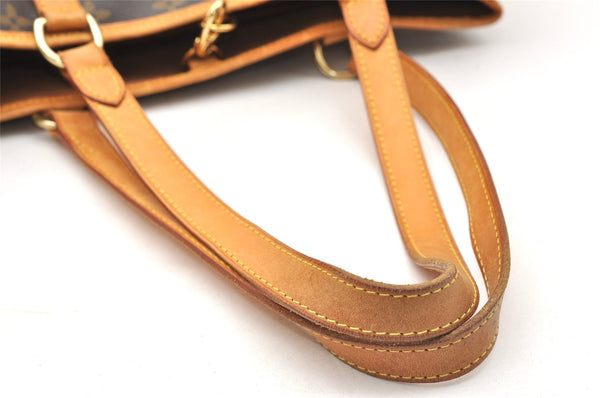 Authentic Louis Vuitton Monogram Batignolles Horizontal Tote Bag M51154 LV 2855K