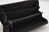 Authentic GUCCI Bee & Star Vintage Long Wallet Purse Leather 495062 Black 2856I