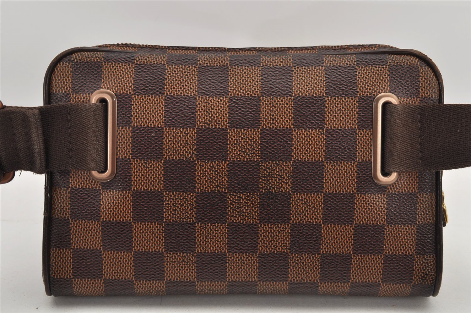 Authentic Louis Vuitton Damier Bum Bag Brooklyn Waist Cross Bag N41101 LV 2857K