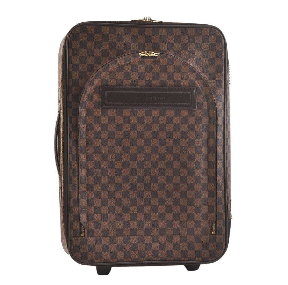 Authentic Louis Vuitton Damier Pegase 55 Travel Carry Bag N23294 LV Junk 2858K