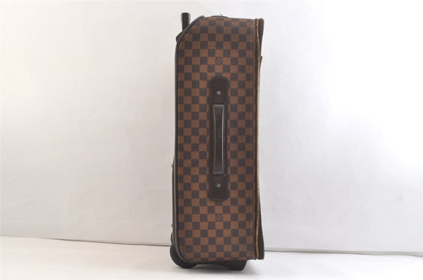 Authentic Louis Vuitton Damier Pegase 55 Travel Carry Bag N23294 LV Junk 2858K
