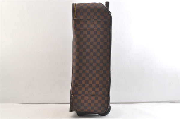 Authentic Louis Vuitton Damier Pegase 55 Travel Carry Bag N23294 LV Junk 2858K