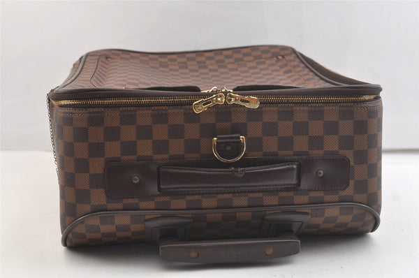 Authentic Louis Vuitton Damier Pegase 55 Travel Carry Bag N23294 LV Junk 2858K