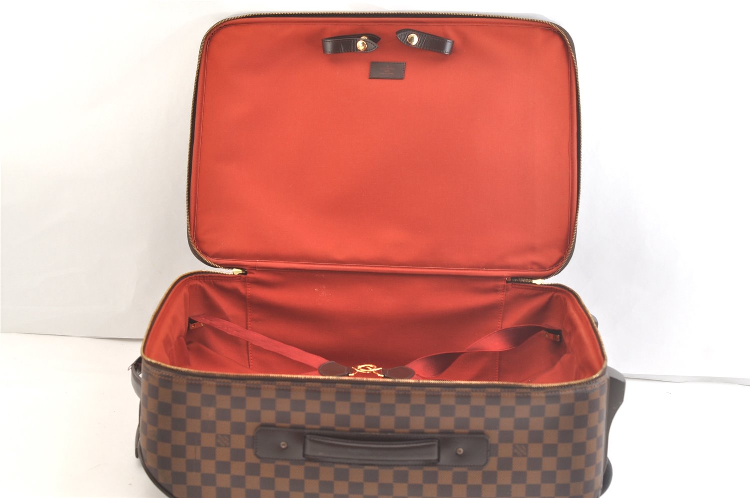 Authentic Louis Vuitton Damier Pegase 55 Travel Carry Bag N23294 LV Junk 2858K