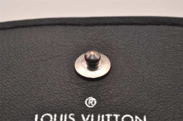 Authentic Louis Vuitton Mahina Portefeuille Iris Compact Wallet Black Box 2861I