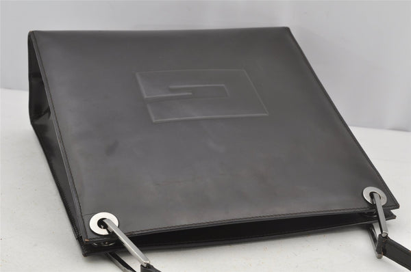 Authentic GUCCI Vintage Shoulder Hand Bag Purse Leather Brown 2861J